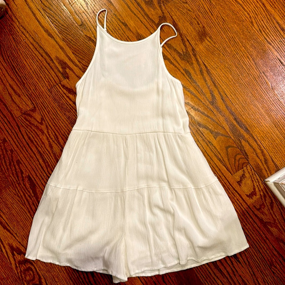 Abercrombie kids white casual dress size 13/14